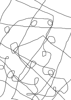 stroke of abstract line