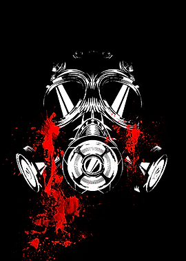 Covid19 Virus Mask Blood