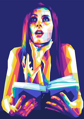 Horror Book Pop Art