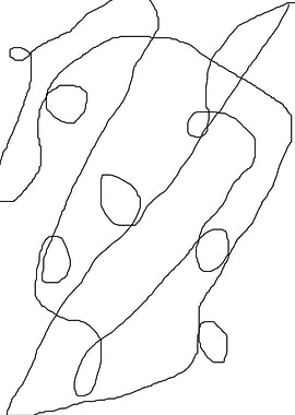 stroke of abstract line