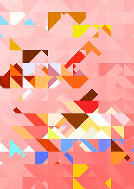Triangle Geometric Artwork