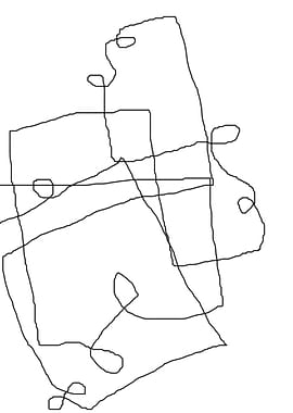 stroke of abstract line