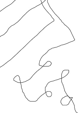 stroke of abstract line