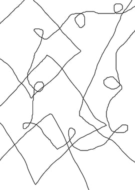 stroke of abstract line