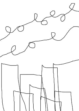 stroke of abstract line