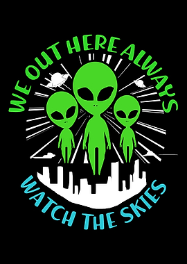 Aliens Gift Ufo Space Sauc