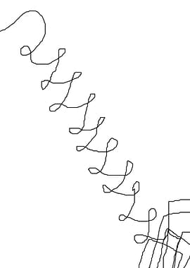 stroke of abstract line