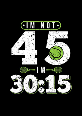 45th Birthday Gift Tennis