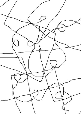 stroke of abstract line