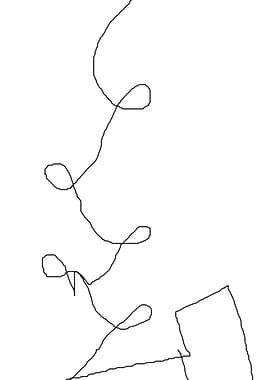 stroke of abstract line