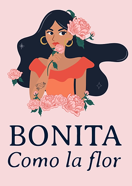 Women Bonita Como la flor
