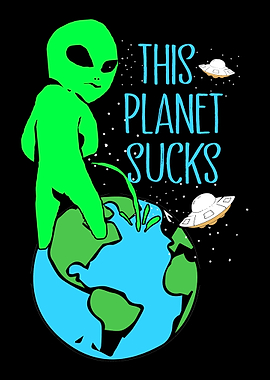 Aliens Gift Ufo Space Sauc