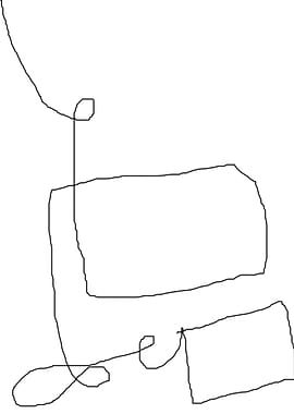 stroke of abstract line