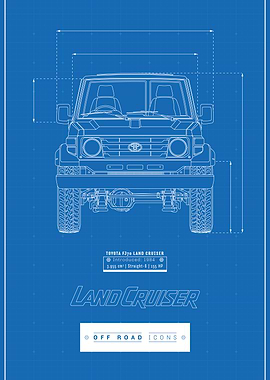 FJ70 blueprint