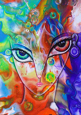 Janet colors bubbles