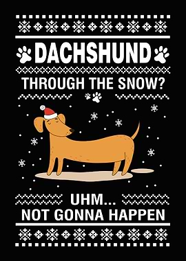 Dachshund Through Snow