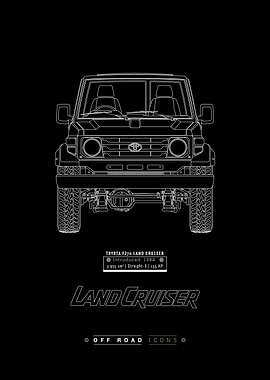FJ70 BW