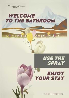 Funny Bathroom USE SPRAY