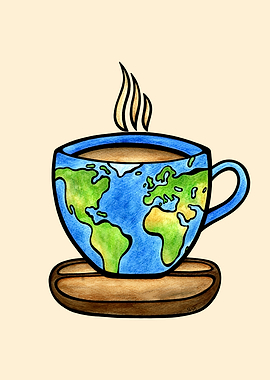 Planet Earth Coffee Mug