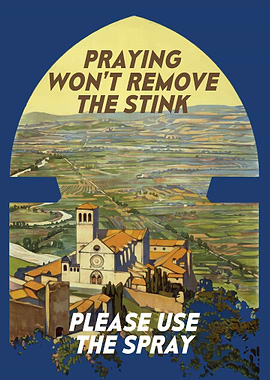 Funny Bathroom Pray Spray