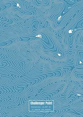 Challenger Point Topo Map