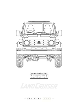FJ70 BW