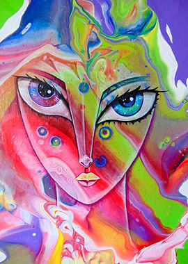 Girl of a thousand colors