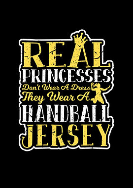 Funny Handball Jersey Girl