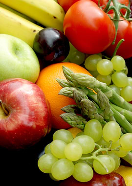 Asparagus Fruit Mixture