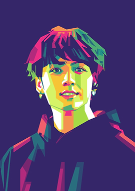 BTS Jungkook in Pop Art