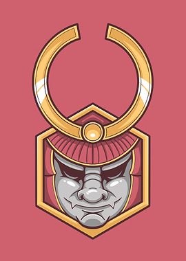 Geometric Samurai Crest