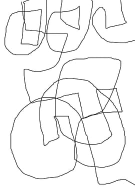 original abstract line