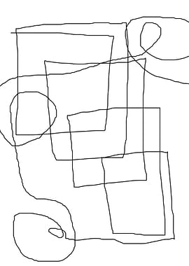 original abstract line