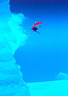 Skier Chris in Mammoth