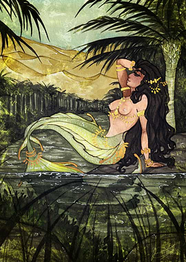 Green Oasis desert Mermaid