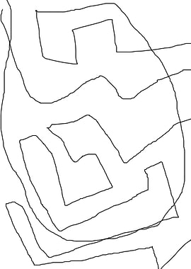 original abstract line