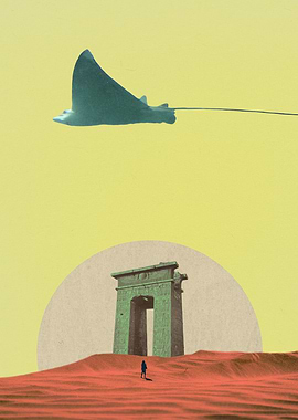 Walking the red desert