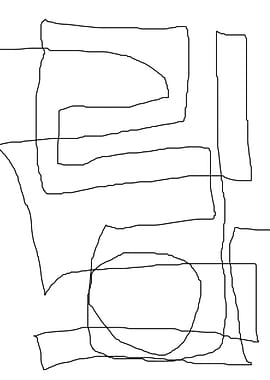 original abstract line