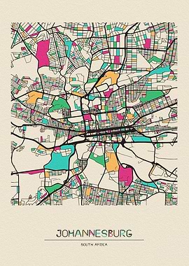 Johannesburg Map