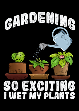 I wet my plants for garden