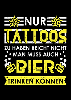 Tattoos Ink Beer Alcohol