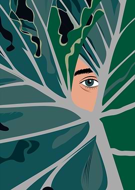 Eye Behind The Leaves