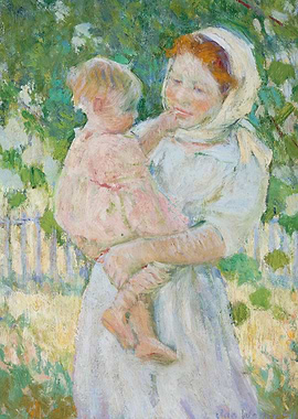 Mother and Child in the Ga