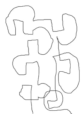 original abstract line