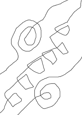 original abstract line