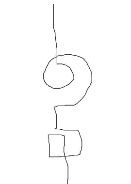 original abstract line