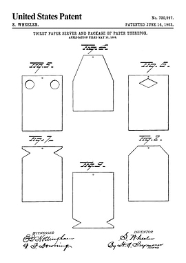 1903 toilet paper patent