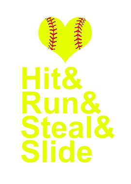 Softball Hit Run Steal