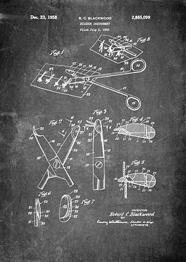 Scissors Vintage Patent