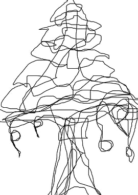 scribble abstract pen